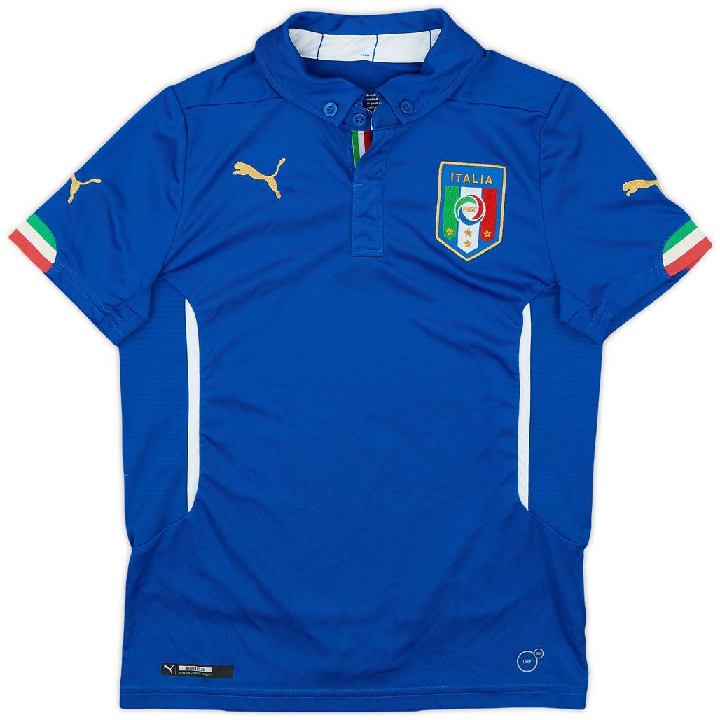 2014-15 Italy Home Shirt - 9/10 - (M.Boys)