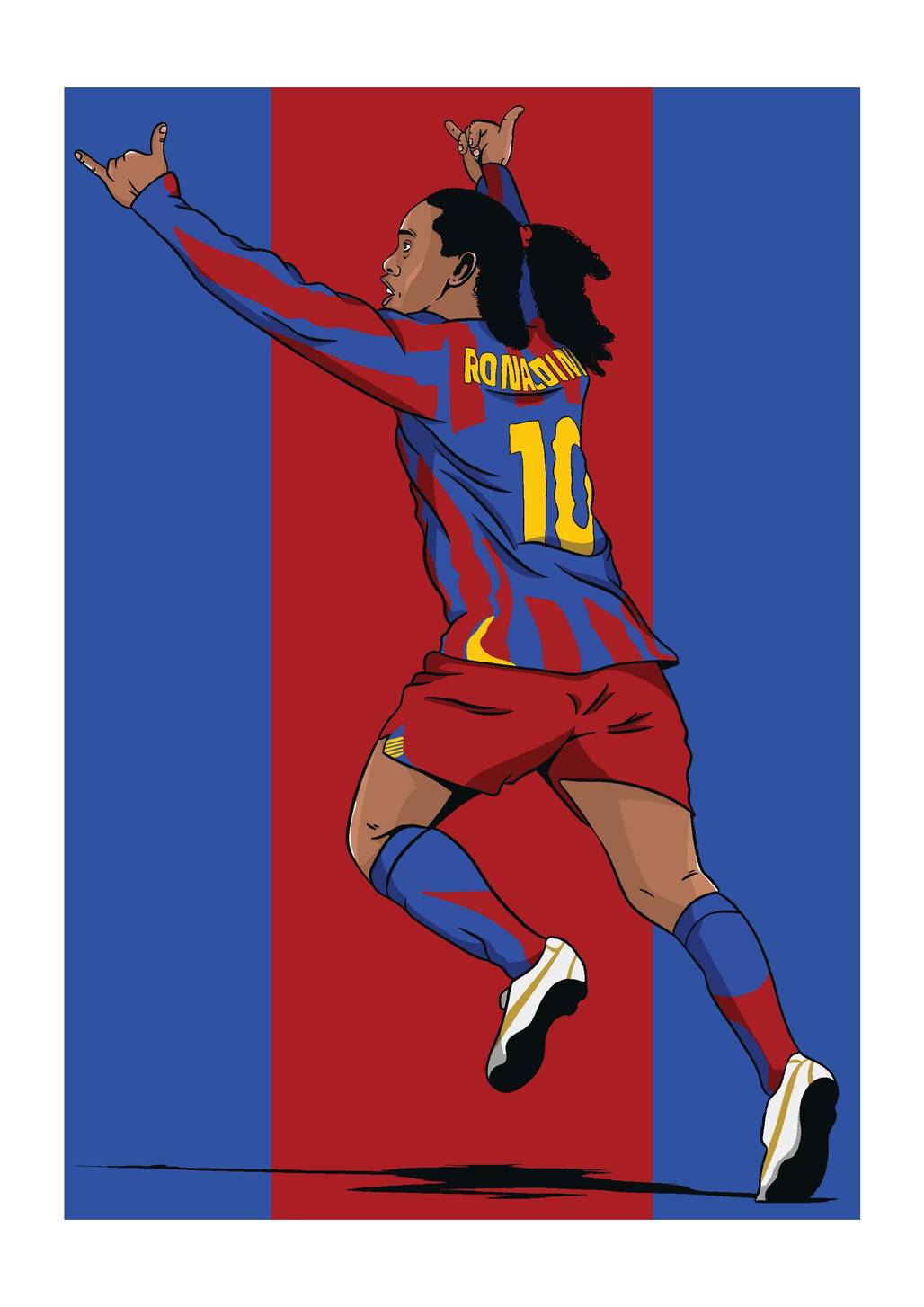 Ronaldinho Legends A3 Print/Poster