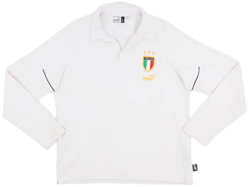 2004-05 Italy Puma Polo L/S Shirt - 5/10 - (L)