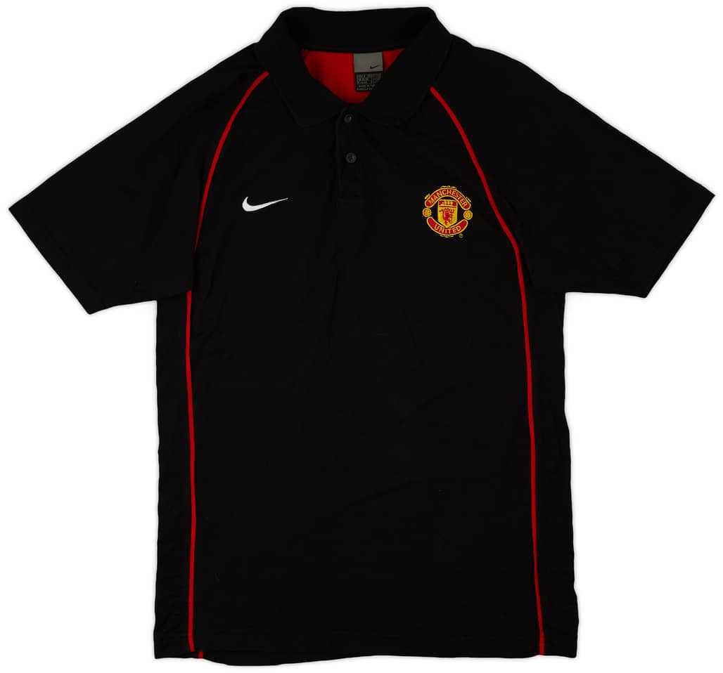 2004-05 Manchester United Nike Polo Shirt - 8/10 - (S)