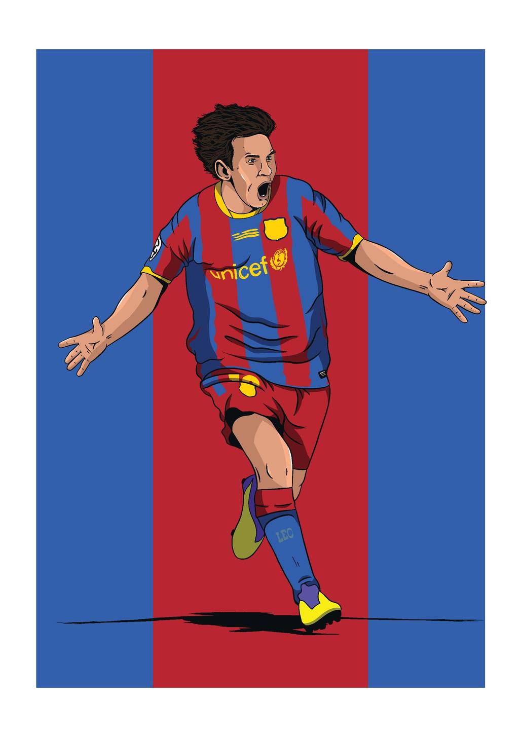 Messi Legends A3 Print/Poster