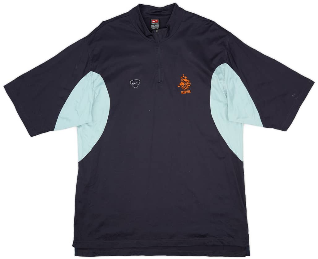 2002-04 Netherlands Nike 1/4 Zip Training Top - 8/10 - (XL)