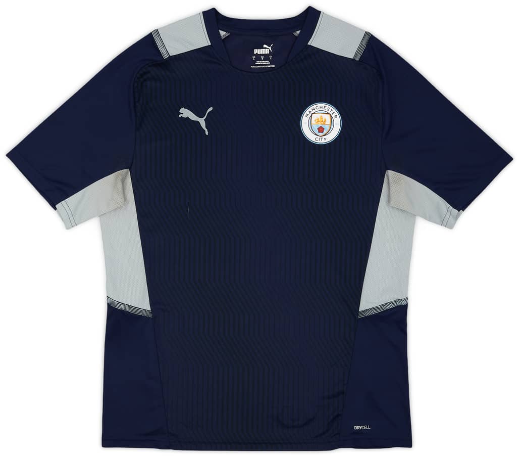 2021-22 Manchester City Puma Training Shirt - 9/10 - (L)