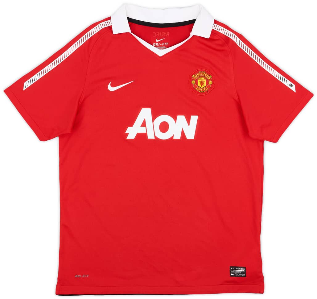 2010-11 Manchester United Home Shirt - 8/10 - (XL.Boys)