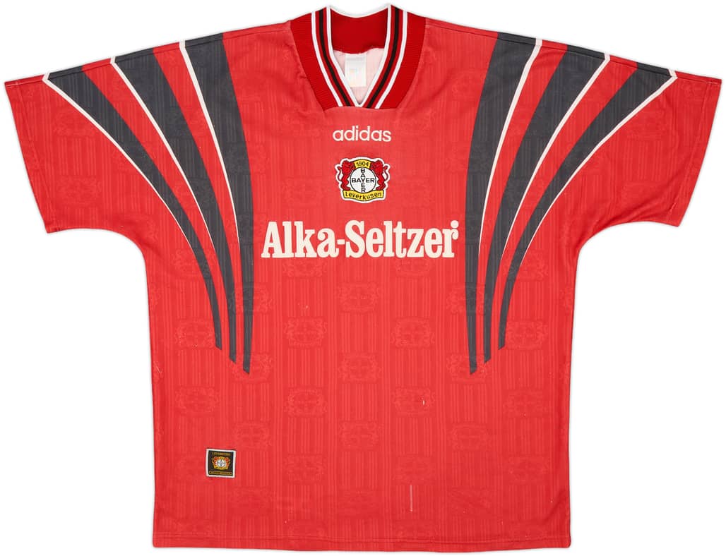 1996-97 Bayer Leverkusen Home Shirt - 6/10 - (XL)