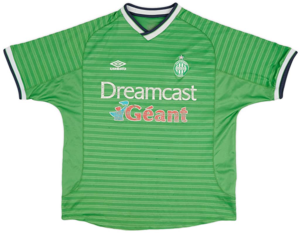 2000-01 Saint Etienne Home Shirt - 5/10 - (XL)