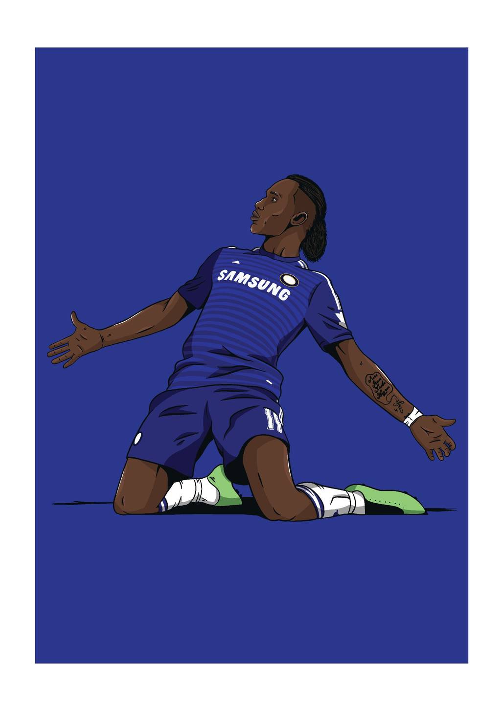 Drogba Legends A3 Print/Poster