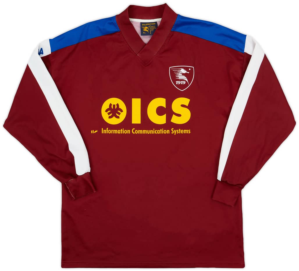 2000-01 Salernitana Training L/S Shirt - 9/10 - (XL)