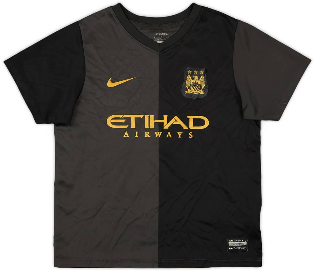 2013-14 Manchester City Away Shirt - 4/10 - (S.Boys)
