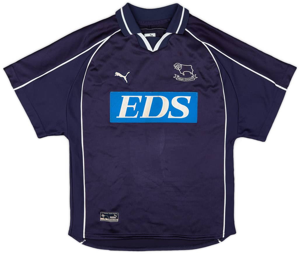 2000-01 Derby County Away Shirt - 3/10 - (M.Boys)