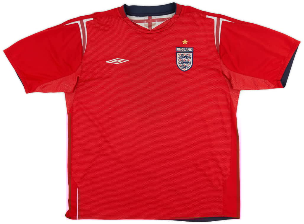 2003-05 England Home Shirt - 5/10 - (XL)