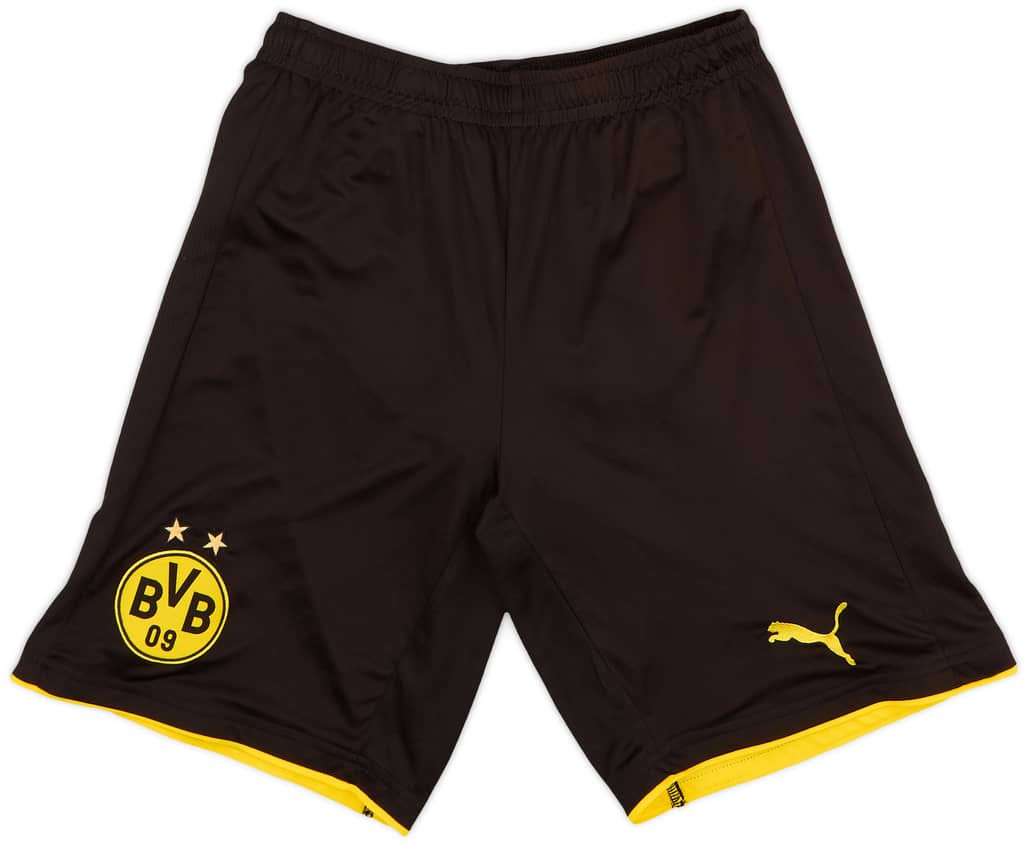 2016-17 Borussia Dortmund Home Shorts - 9/10 - (S)