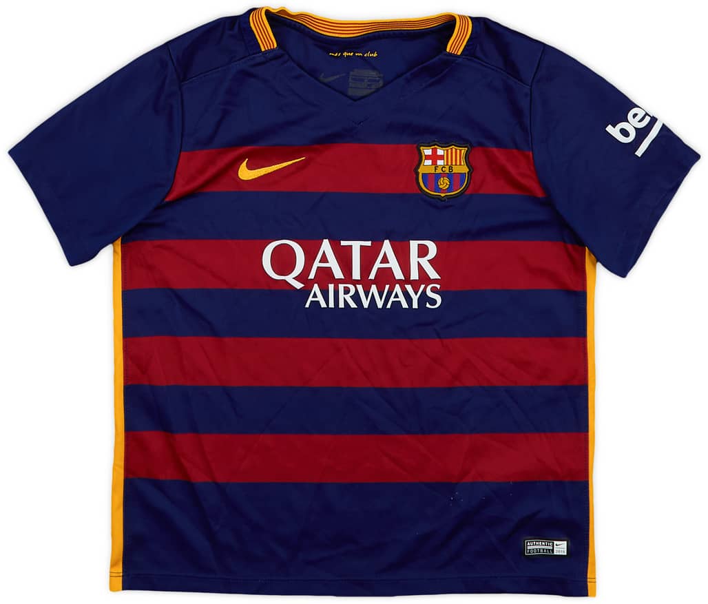2015-16 Barcelona Home Shirt - 8/10 - (4-5 Years)
