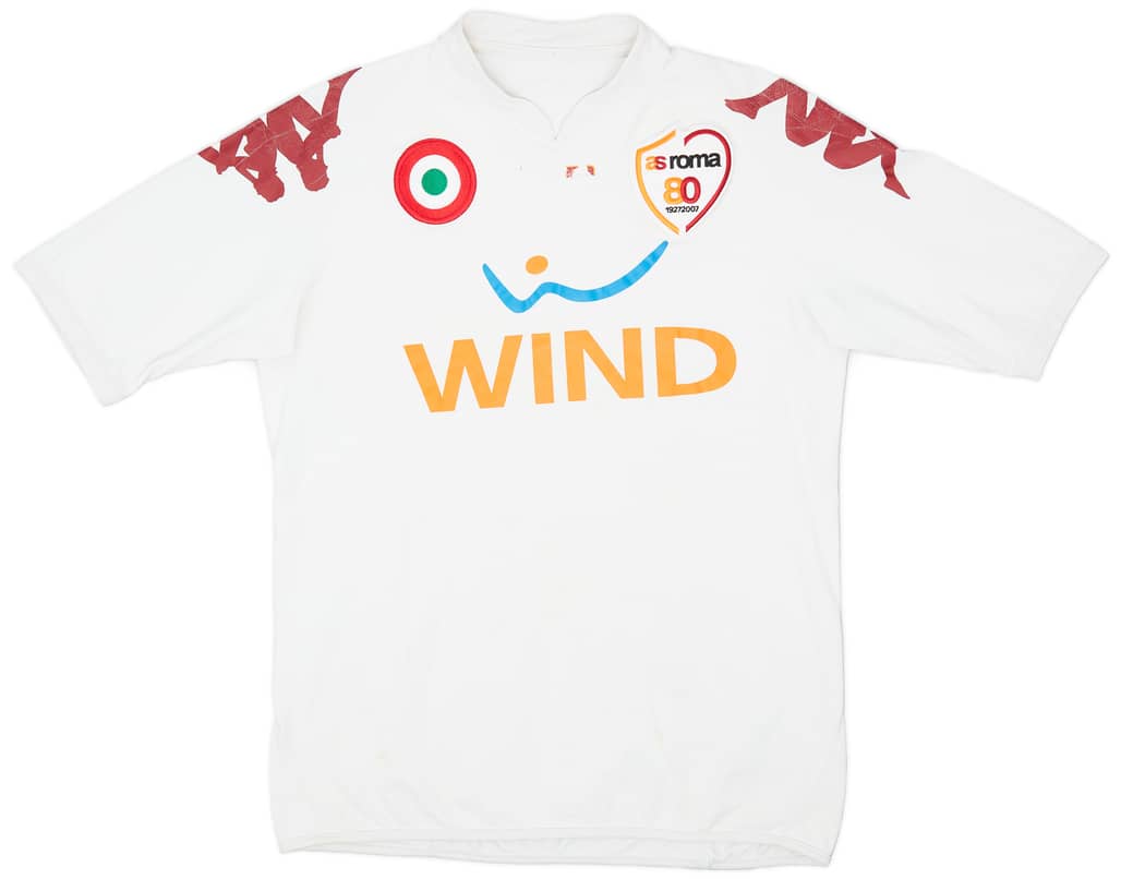 2007-08 Roma Away Shirt - 6/10 - (L.Boys)