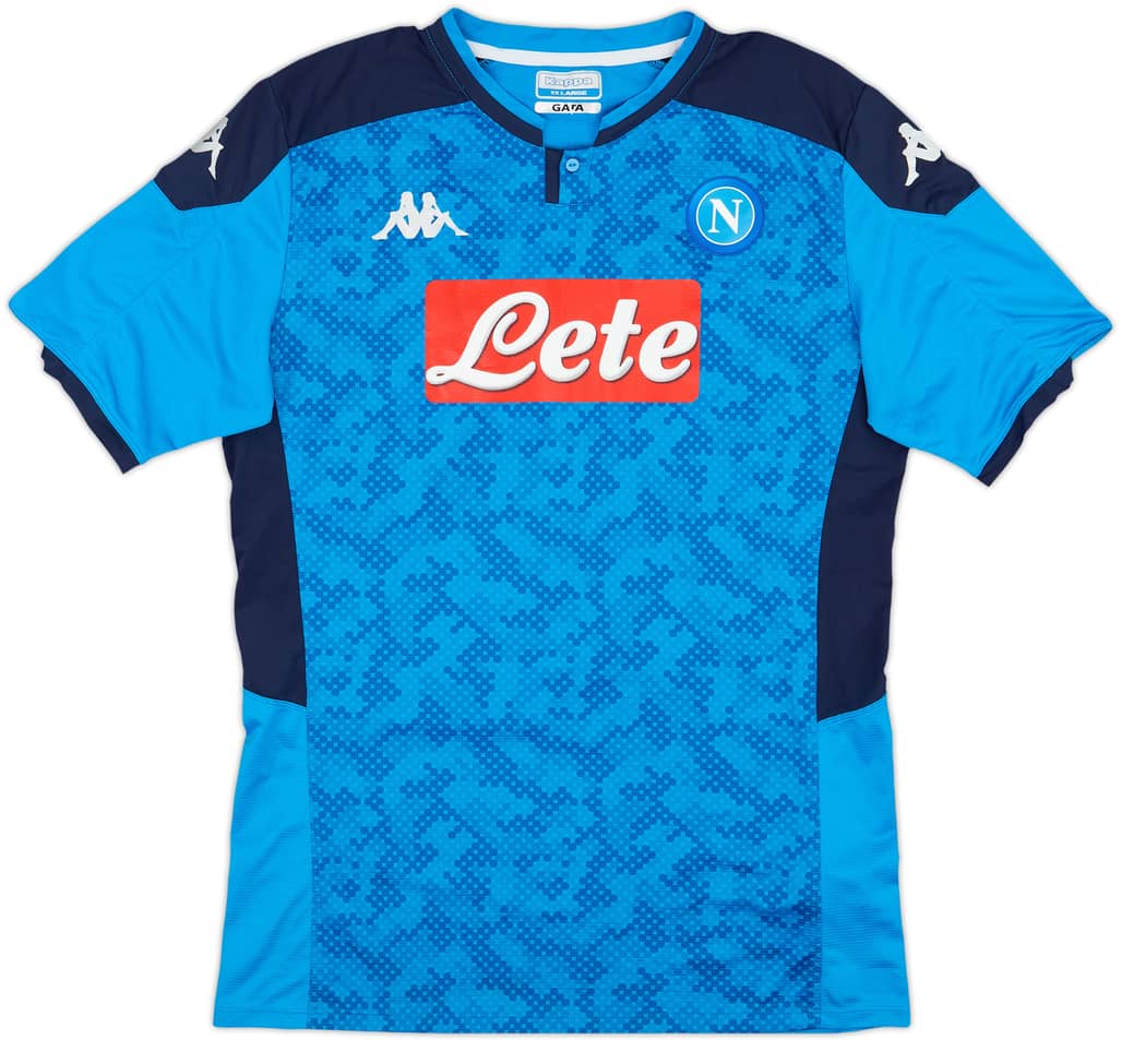 2019-20 Napoli European Home Shirt - 9/10 - (XXL)