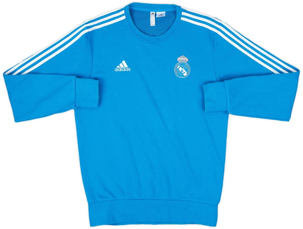 2018-19 Real Madrid adidas Sweat Top - 9/10 - (M)