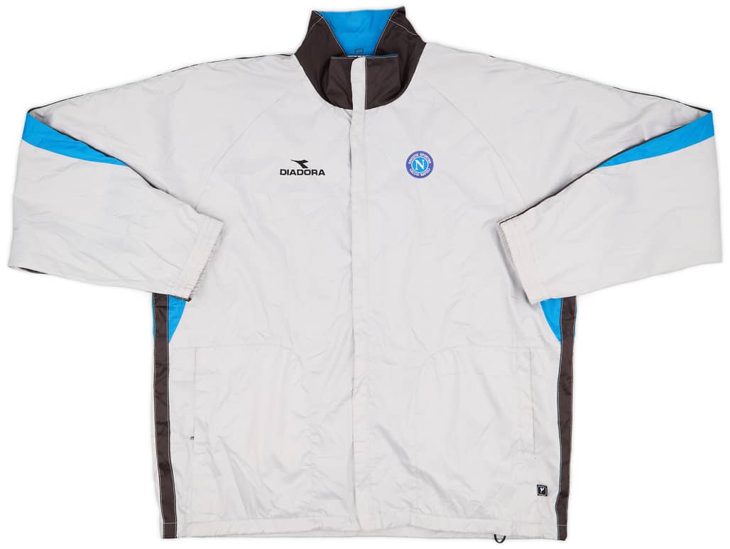2002-03 Napoli Diadora Track Jacket - 8/10 - (XXL)
