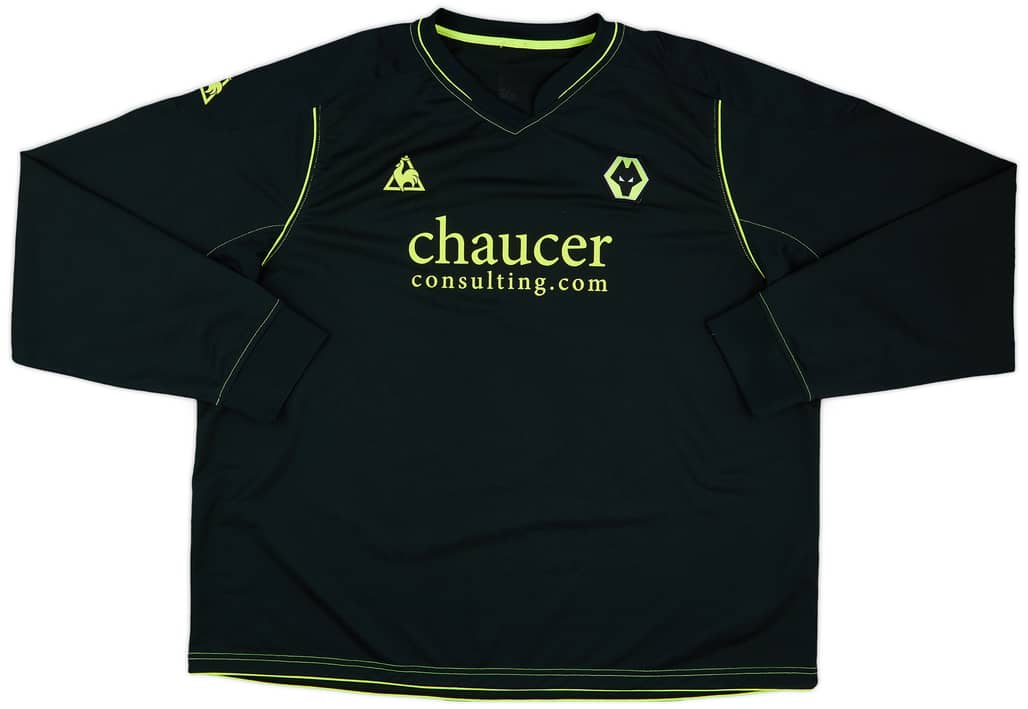 2008-09 Wolves Away L/S Shirt - 8/10 - (3XL)