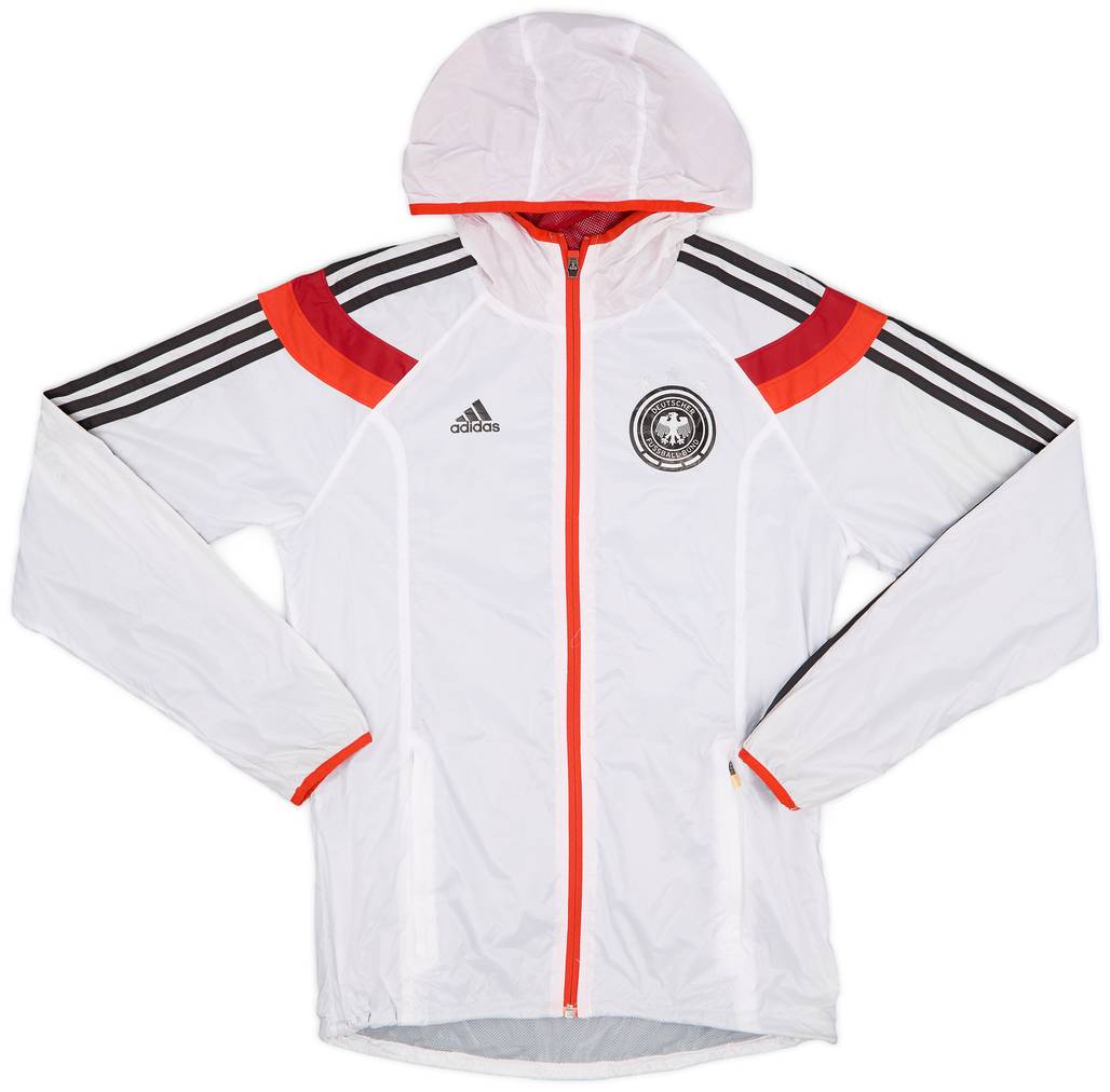 2013-14 Germany adidas Hooded Rain Jacket - 8/10 - (S)