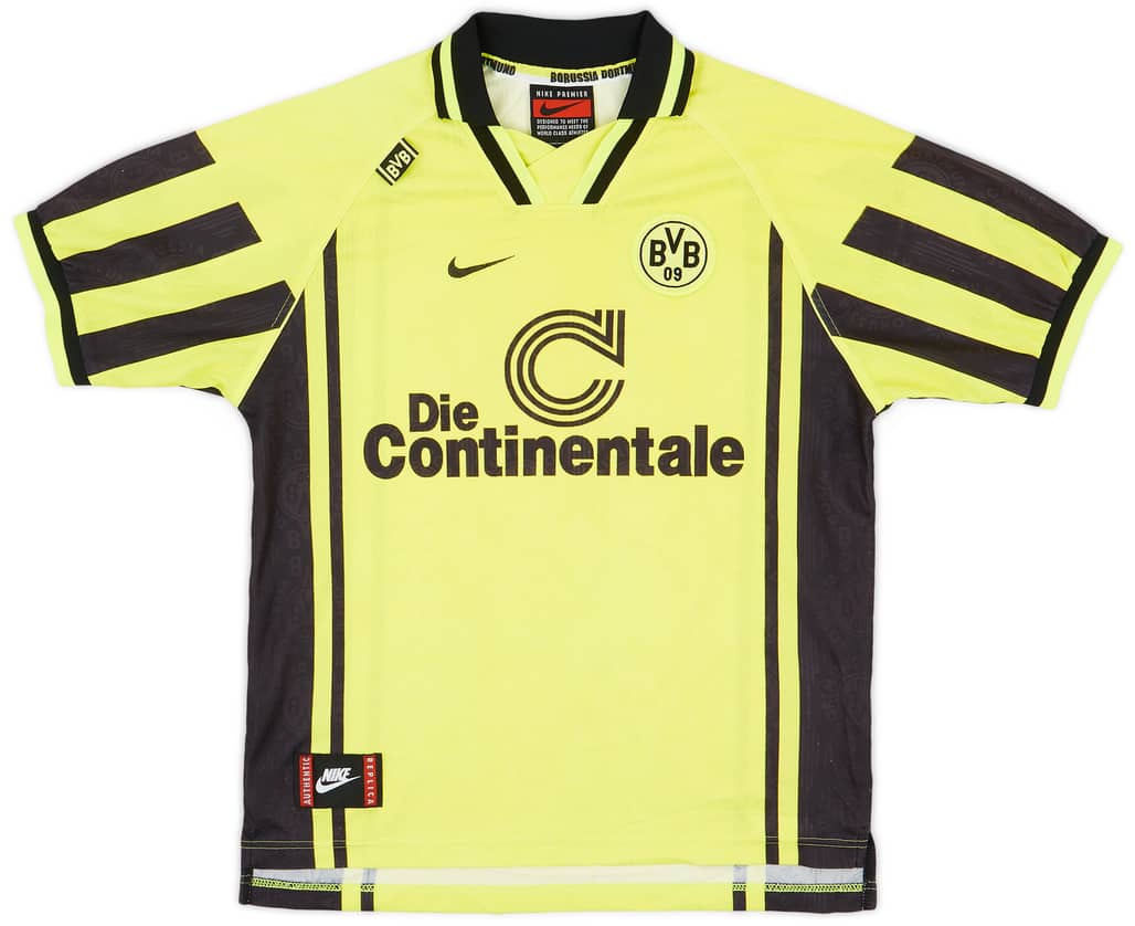 1996-97 Borussia Dortmund Home Shirt - 8/10 - (XL.Boys)