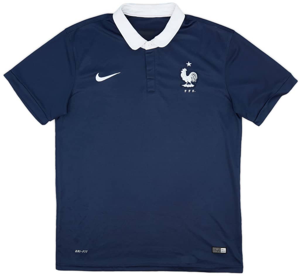 2014-15 France Home Shirt - 8/10 - (L)