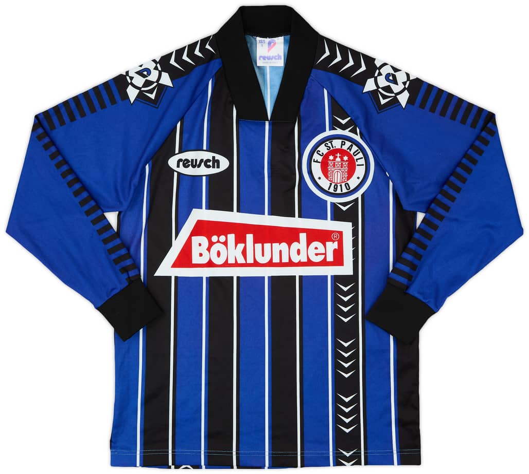 1996-97 St Pauli Away L/S Shirt - 8/10 - (XS/S)
