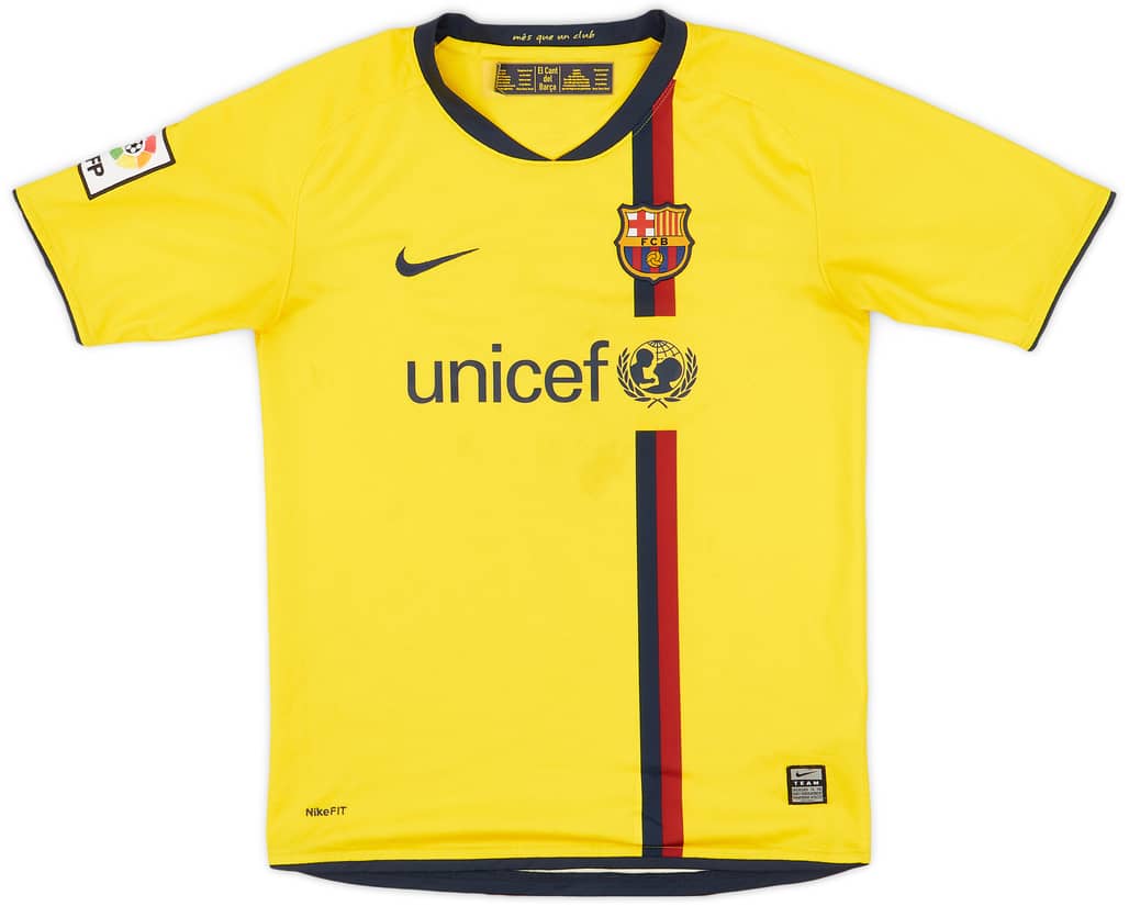 2008-10 Barcelona Away Shirt - 7/10 - (L.Boys)