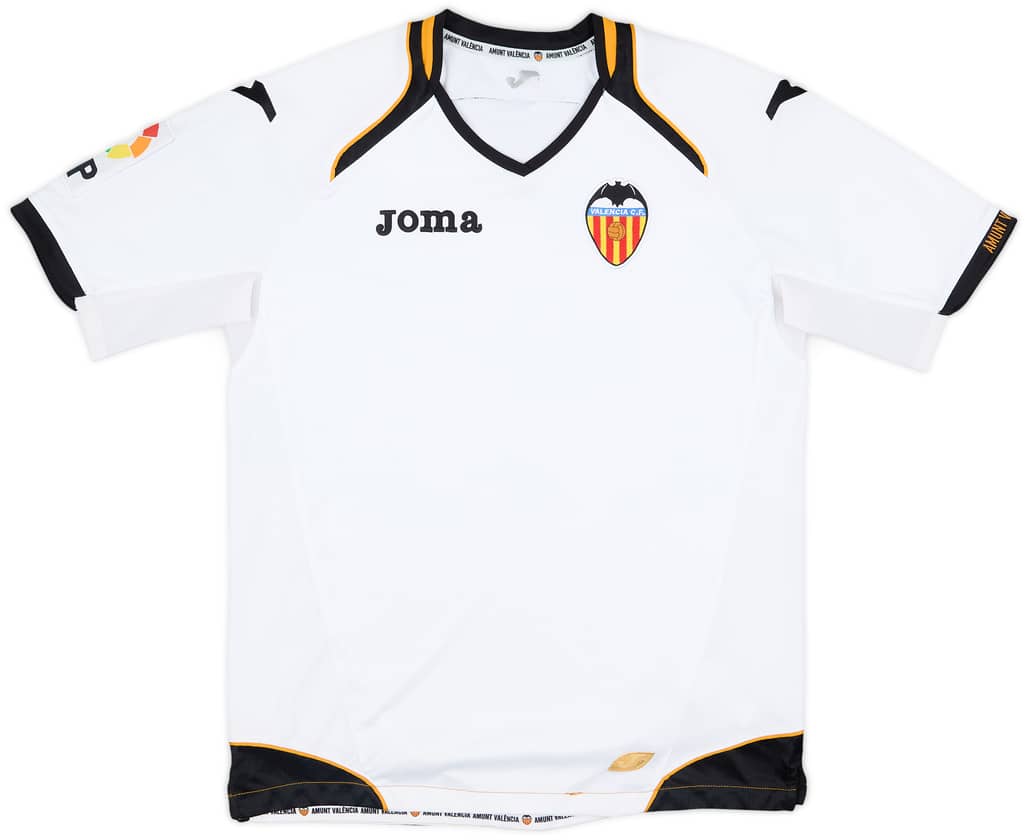2011-12 Valencia Home Shirt - 9/10 - (S)