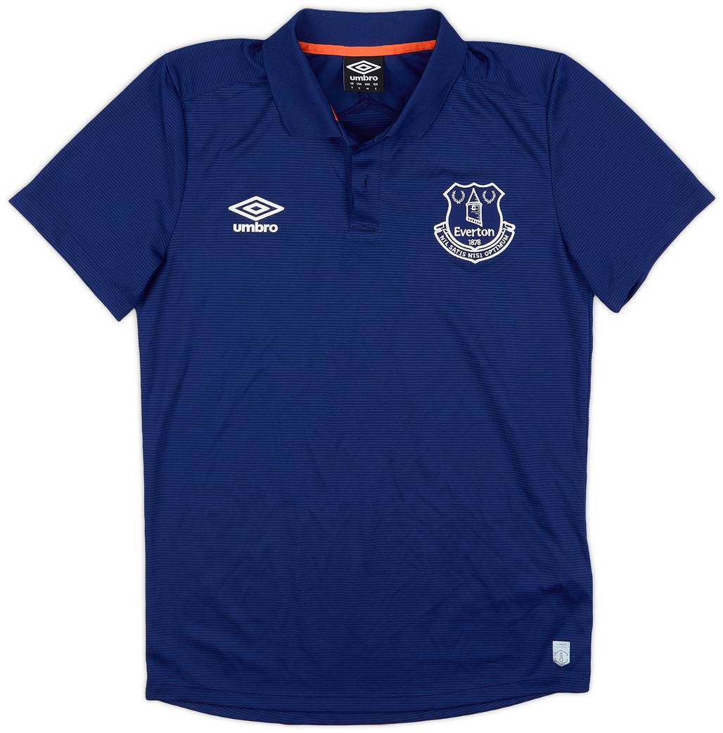 2018-19 Everton Umbro Polo Shirt - 9/10 - (S)