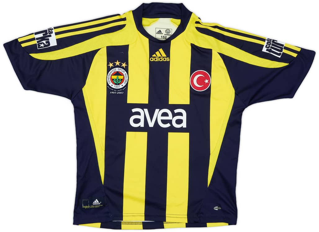 2007-08 Fenerbahce Home Shirt - 6/10 - (M.Boys)