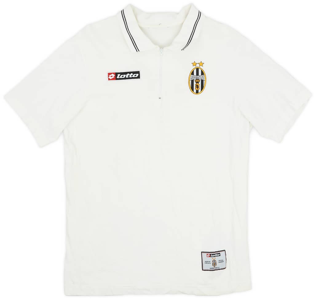2001-02 Juventus Lotto 1/4 Zip Training Shirt - 7/10 - (M/L)