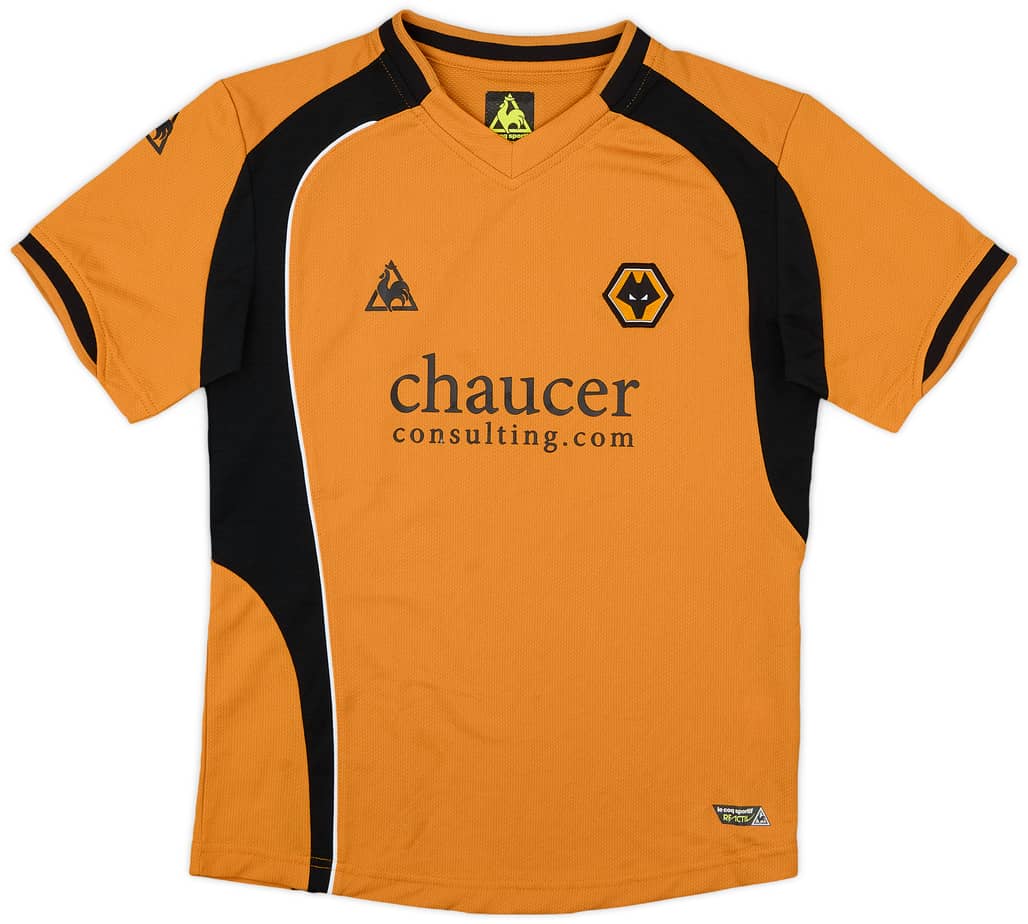 2008-09 Wolves Home Shirt - 9/10 - (XL.Boys)