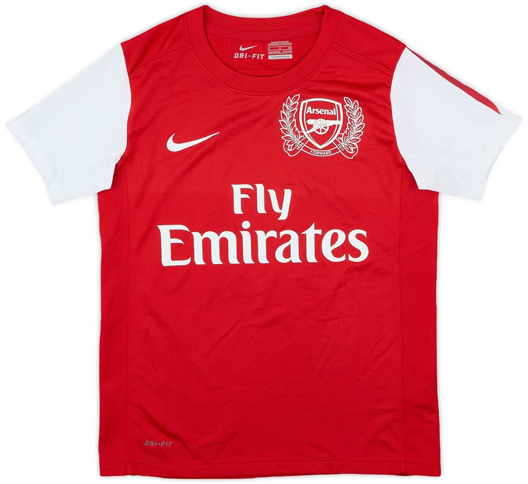 2011-12 Arsenal Home Shirt - 9/10 - (S.Boys)