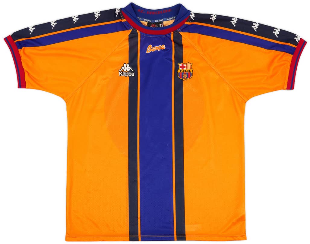 1997-98 Barcelona Away Shirt - 9/10 - (L)