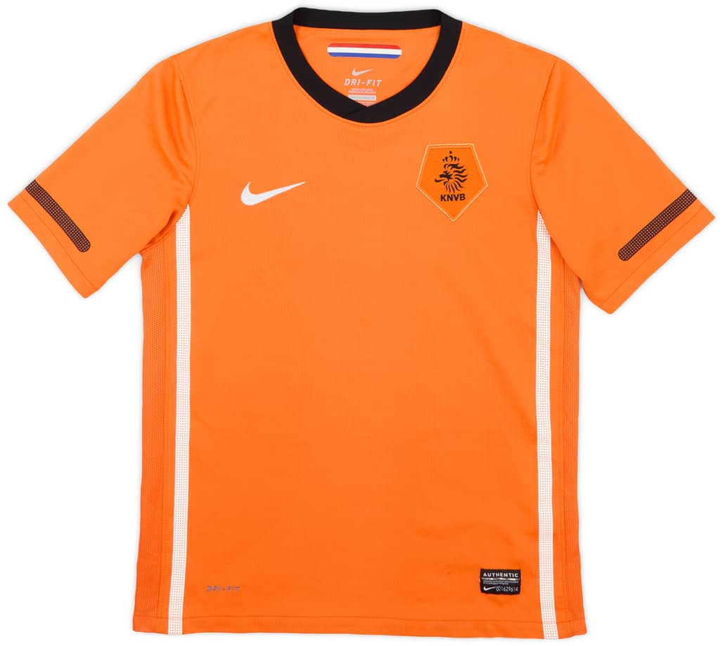 2010-11 Netherlands Home Shirt - 8/10 - (10-12 Years)