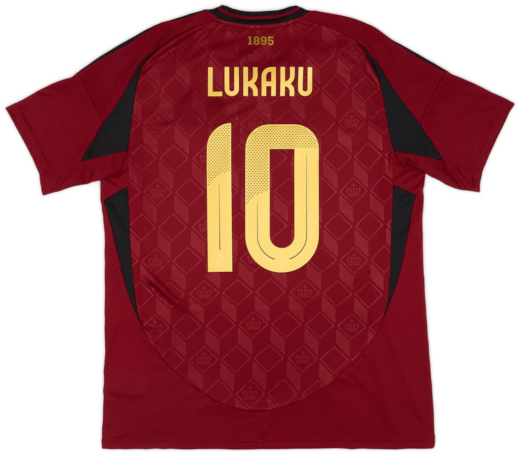 2024-25 Belgium Home Shirt Lukaku #10
