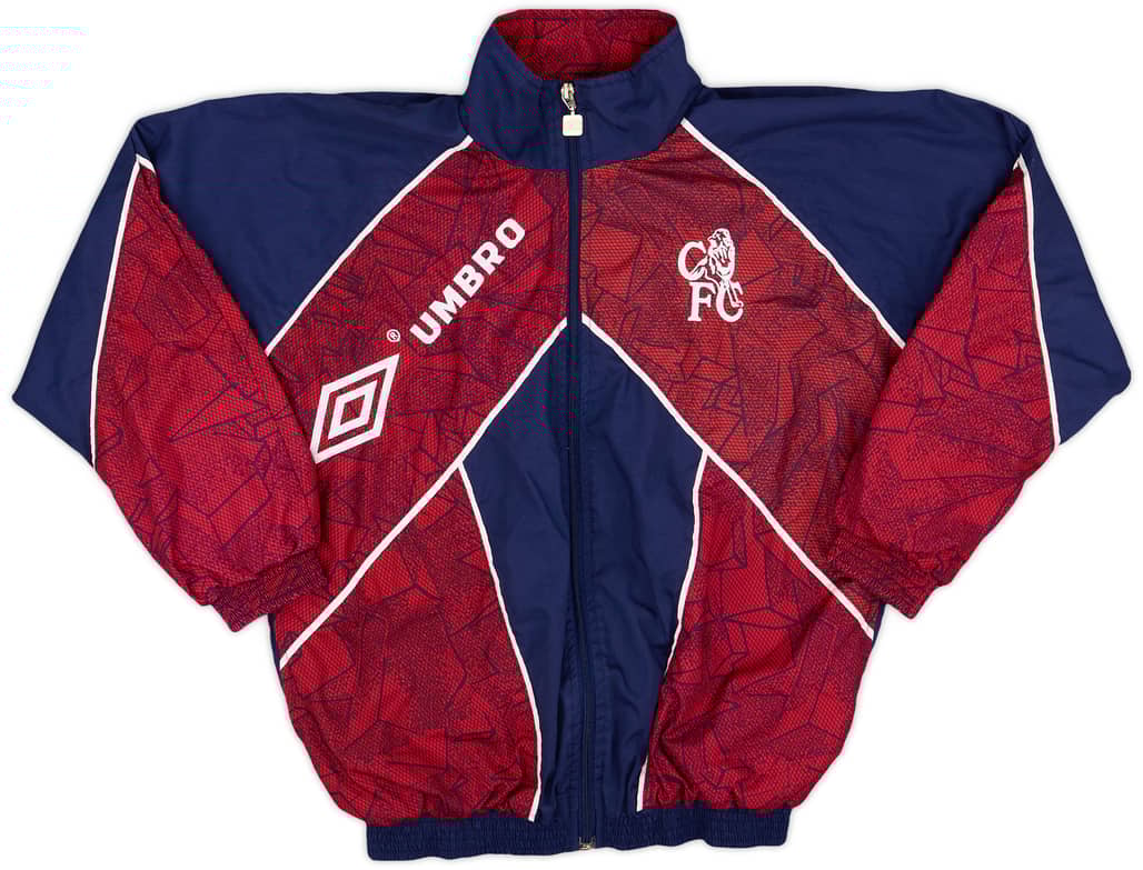 1994-95 Chelsea Umbro Track Jacket - 9/10 - (S.Boys)