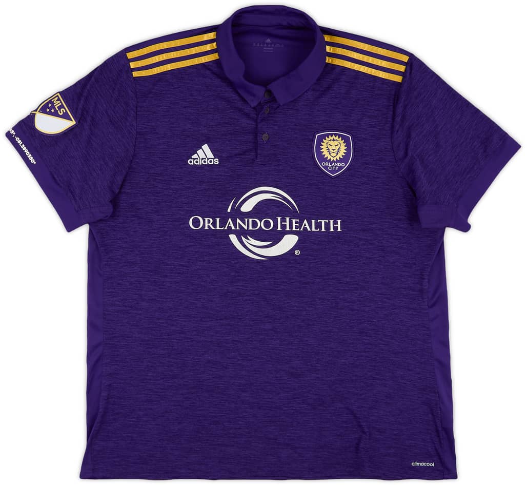 2017 Orlando City adidas Home Shirt - 7/10 - (XXL)
