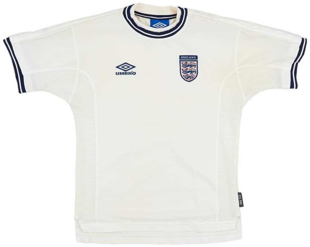 1999-01 England Home Shirt - 5/10 - (L.Boys)