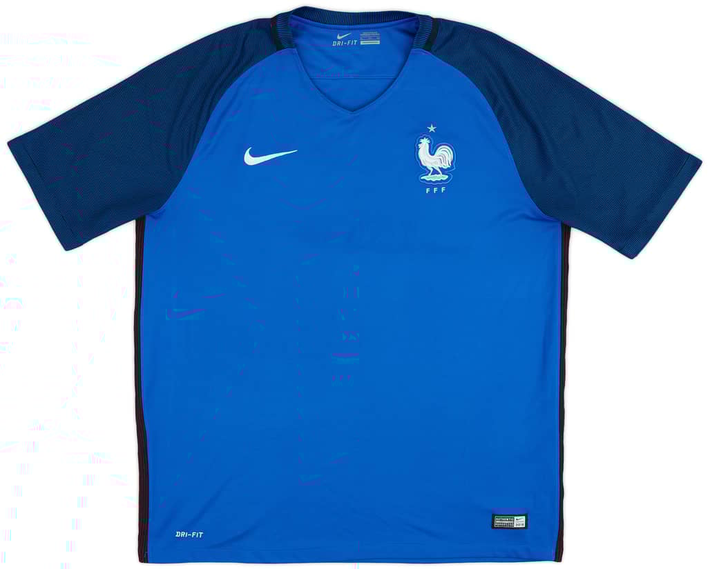 2016-17 France Home Shirt - 9/10 - (XL)