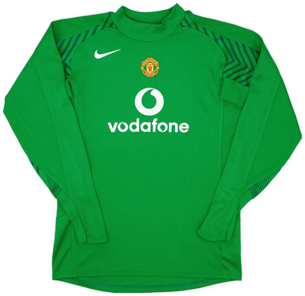 2005-06 Manchester United GK Shirt - 8/10 - (XL.Boys)