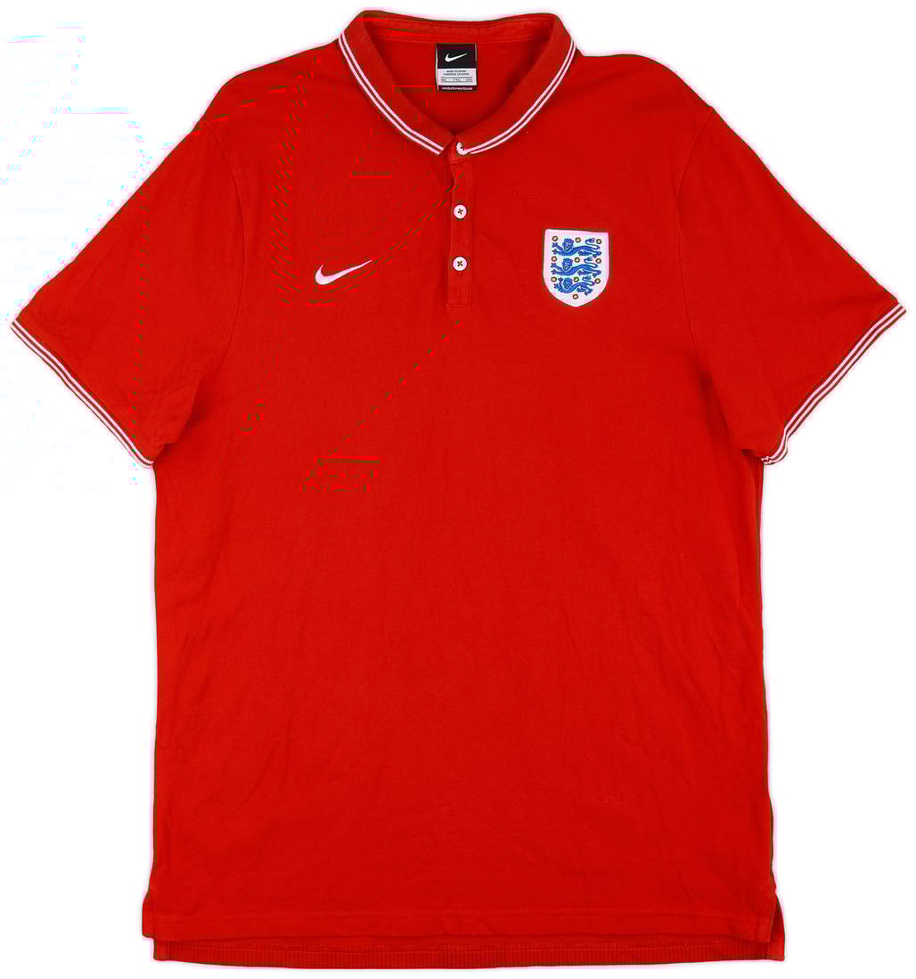 2014-15 England Nike Polo Shirt - 9/10 - (XXL)