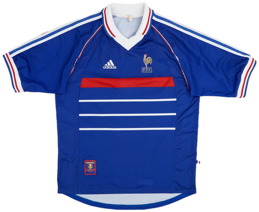 1998-00 France Home Shirt - 8/10 - (M)