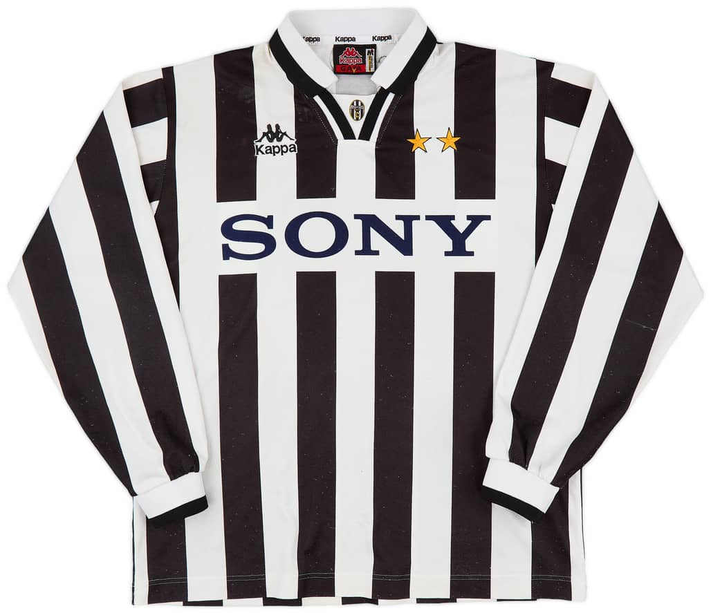 1995-97 Juventus Home L/S Shirt - 7/10 - (M)