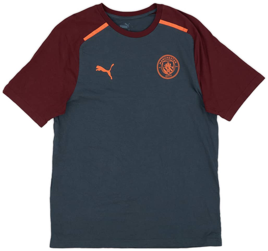 2023-24 Manchester City Puma Leisure Tee - 9/10 - (M)