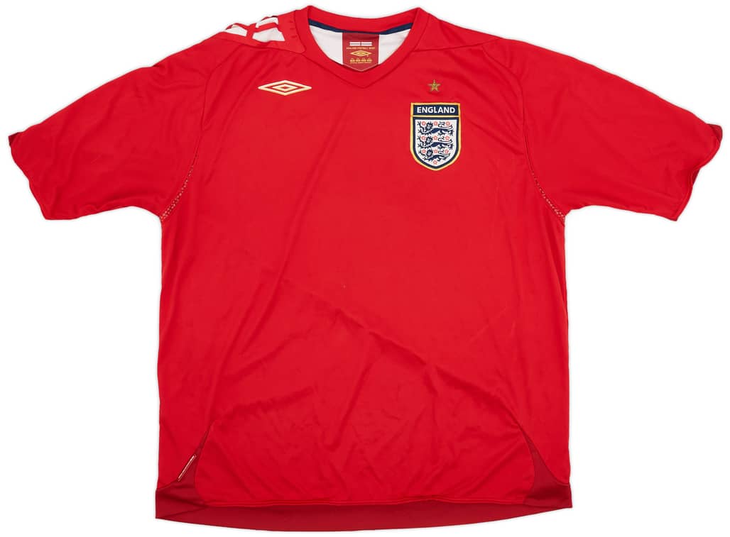 2006-08 England Away Shirt - 9/10 - (XXL)