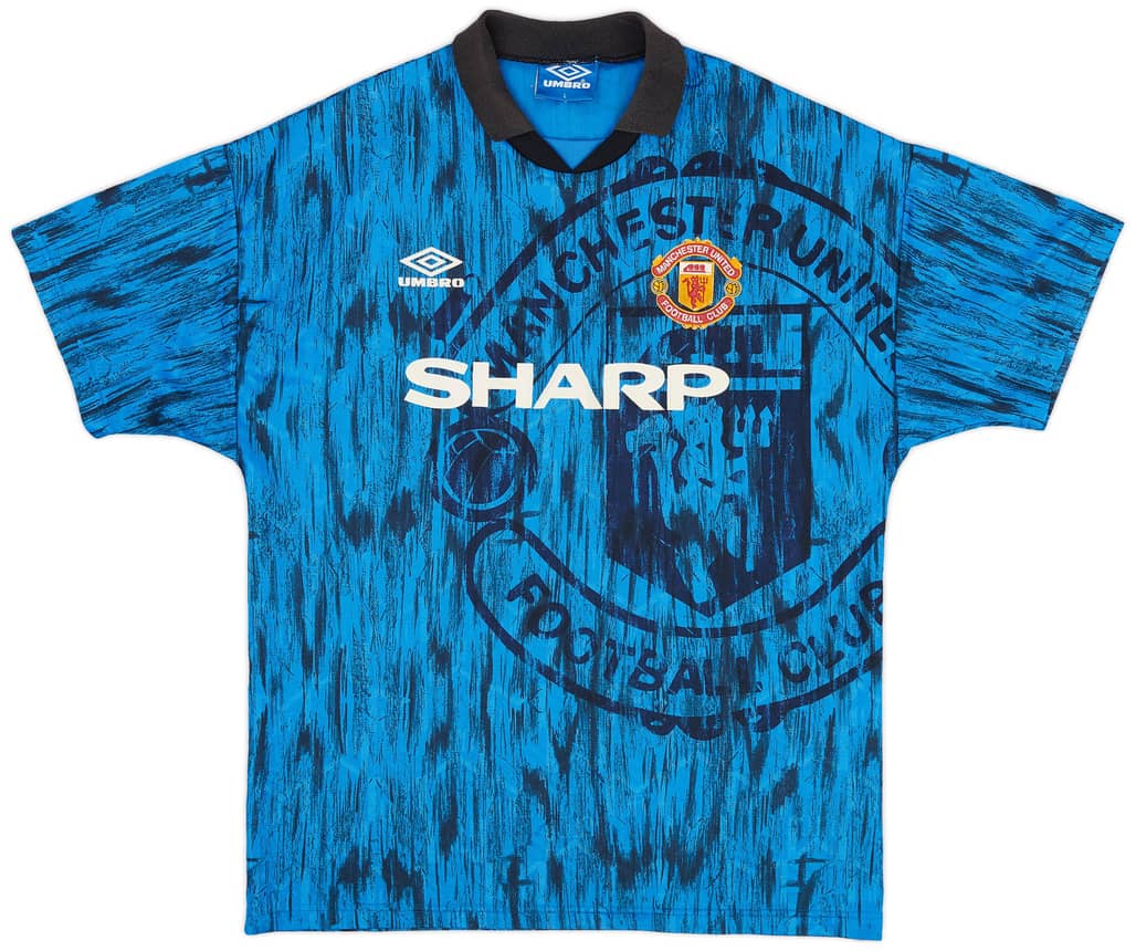 1992-93 Manchester United Away Shirt - 8/10 - (L)