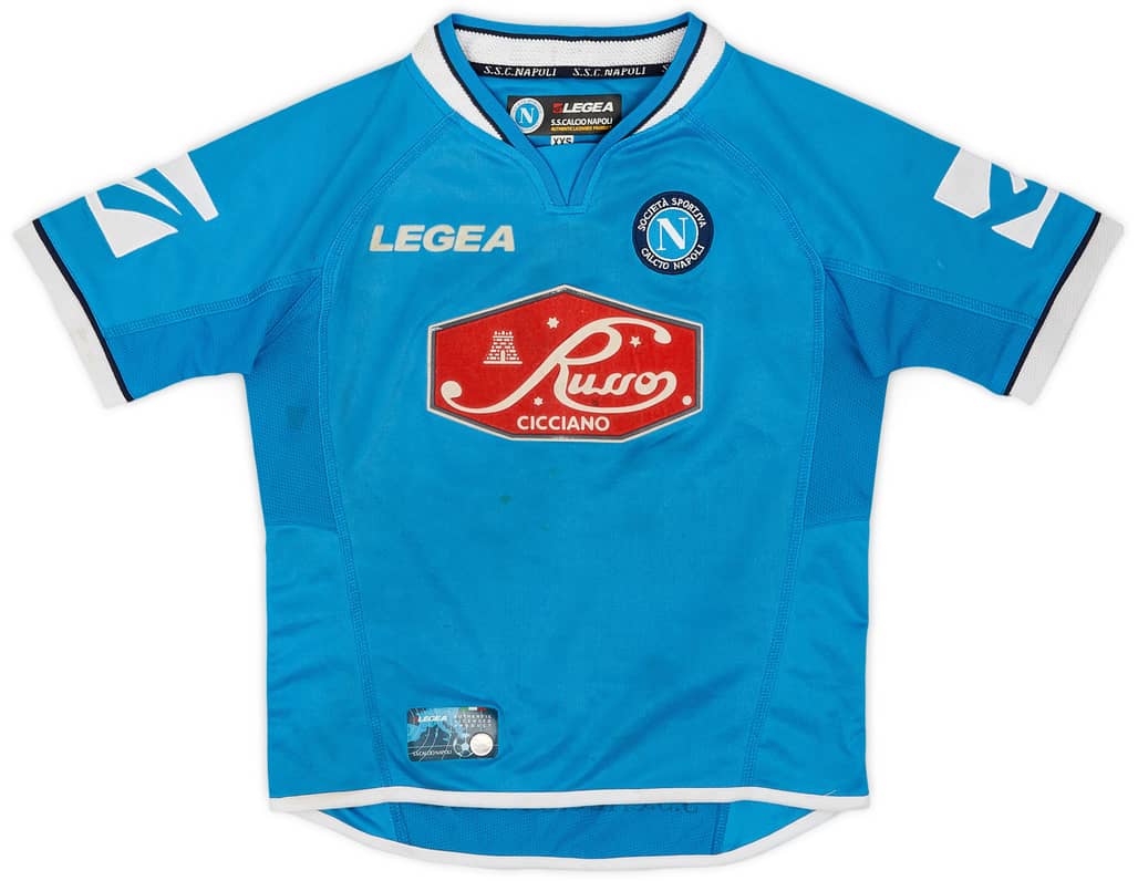 2003-04 Napoli Home Shirt - 5/10 - (XL.Boys)