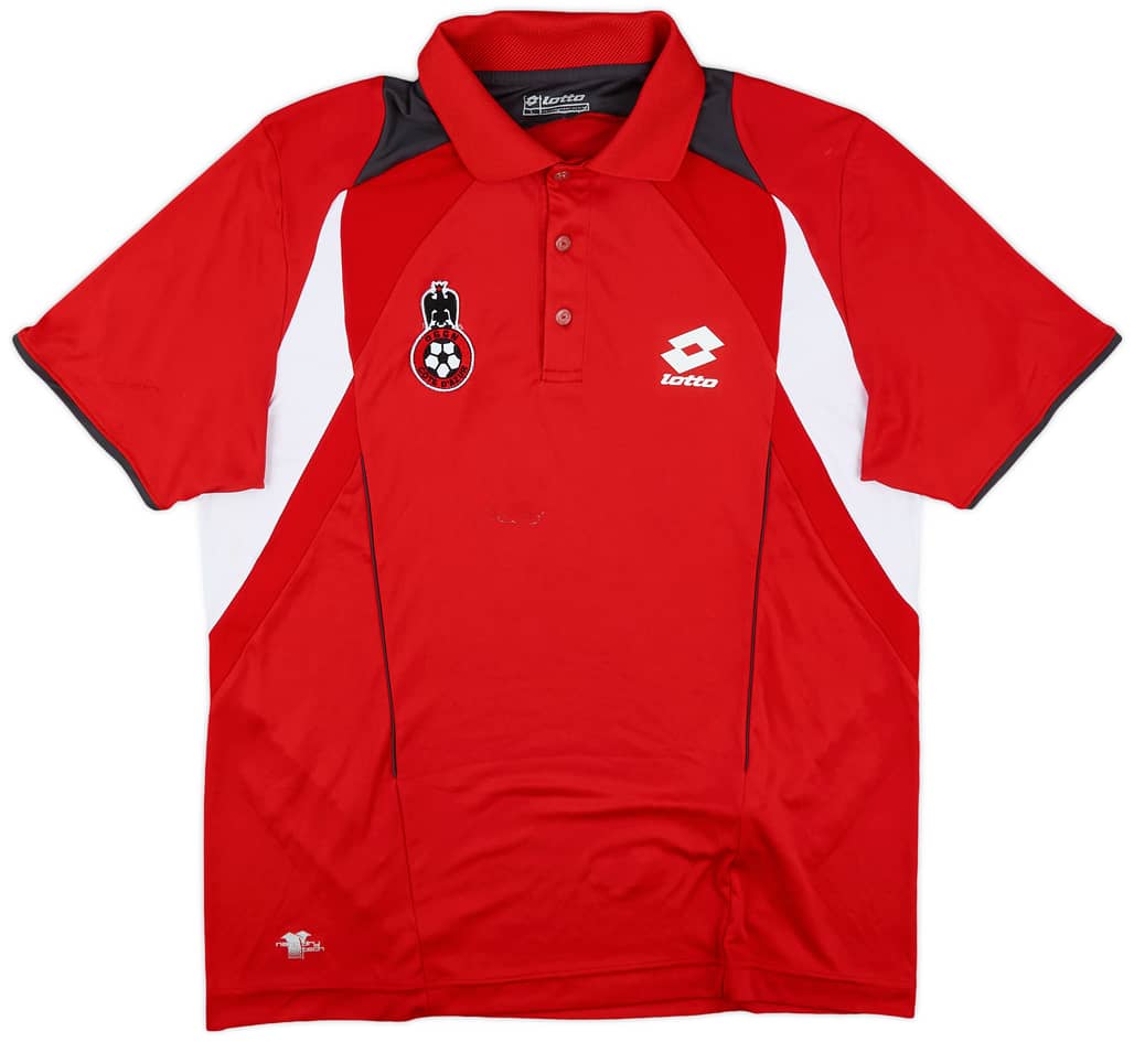 2010-11 OGC Nice Lotto Polo Shirt - 7/10 - (L)