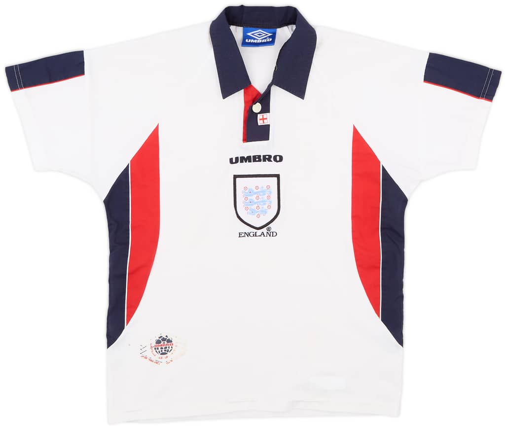 1997-99 England Home Shirt - 8/10 - (L.Boys)
